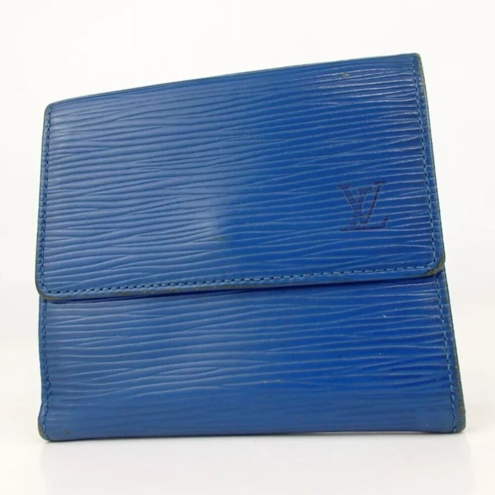 💖LOUIS VUITTON💖 Epi Portmonevie Credit Card wallet | Toledo Blue | Unisex